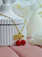 ⁦قلادة كرز زاركون⁩ - الصورة ⁦3⁩