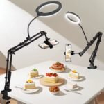 ستاند مكتبي مع رنك لايت وذراع طويلة