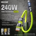 ⁦كيبل 4في 1 من ويكوم⁩ - الصورة ⁦2⁩