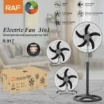 ⁦مروحة RAF الكهربائية (3 في 1) ريشة بلاستك⁩ - الصورة ⁦6⁩